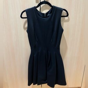 BCBGMaxAzria black skater dress